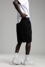 KARGO CEP SIYAH ŞORT - Görsel 2