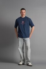 RECYCLED RUNIC LACIVERT TSHIRT