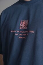 RECYCLED RUNIC LACIVERT TSHIRT - Görsel 2