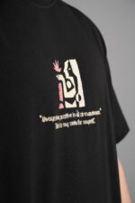 RECYCLED MOTTO SIYAH TSHIRT - Görsel 2