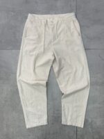 KETEN BOYF FIT TAŞ RENK PANTOLON - Görsel 2