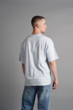 MINIMAL GOĞSÜ NAKIŞLI MAVI TSHIRT - Görsel 3