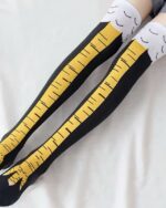 DZST TAVUK AYAĞI DIZÜSTÜ ÇORAP - Görsel 3