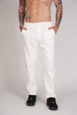 REGULAR FIT BEYAZ PANTOLON