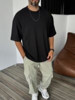 BASIC SIYAH TSHIRT - Görsel 2