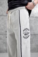 PARÇALI & BASKILI GRI EŞOFMAN ALTI - Görsel 3