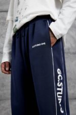 GC STUDIO BASKILI LACIVERT EŞOFMAN ALTI - Görsel 4