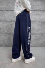 GC STUDIO BASKILI LACIVERT EŞOFMAN ALTI - Görsel 2