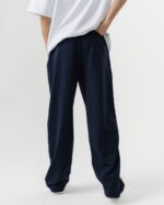 BAGGY FIT PARÇALI LACIVERT EŞOFMAN ALTI - Görsel 2