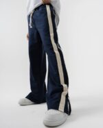 BAGGY FIT PARÇALI LACIVERT EŞOFMAN ALTI - Görsel 3