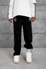 ŞERITLI 91 BASKI SIYAH EŞOFMAN ALTI