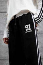 ŞERITLI 91 BASKI SIYAH EŞOFMAN ALTI - Görsel 4