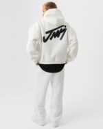 JJ BEYAZ IÇI POLAR HOODIE