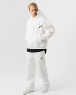 JJ BEYAZ IÇI POLAR HOODIE - Görsel 3