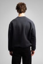 FADE YIKAMALI SIYAH SWEATSHIRT - Görsel 3