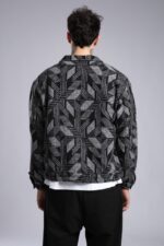 KAŞE SIYAH ODUNCU CEKET - Görsel 3