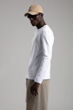 BASIC BEYAZ UZUN KOLLU TIŞÖRT