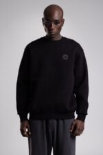 GOOD VIBES SIYAH SWEATSHIRT