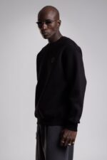 GOOD VIBES SIYAH SWEATSHIRT - Görsel 3