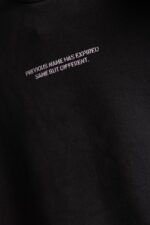 MINIMAL YAZI SIYAH/BORDO SWEATSHIRT - Görsel 4