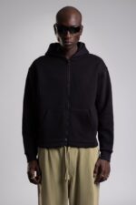 WORLD IS YOURS FERMUARLI SIYAH HOODIE - Görsel 2