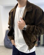 KADIFE KAHVERENGI CEKET - Görsel 4