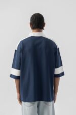 JERSEY SOCCER POLO YAKA LACIVERT TIŞÖRT - Görsel 3