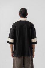 JERSEY SOCCER POLO YAKA SIYAH TIŞÖRT - Görsel 3