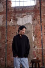 CAPRISH UZUN KOLLU SIYAH GÖMLEK