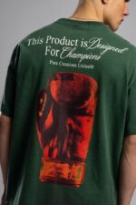 UNITED BOX BASKI YEŞIL TSHIRT