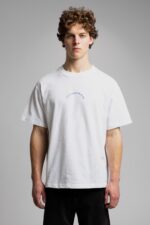 YAZI NAKIŞLI  BEYAZ TSHIRT - Görsel 2