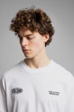 EXTRA CHANCE BASKILI BEYAZ TSHIRT - Görsel 2