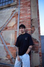 RULE AYICIK BASKILI SIYAH TIŞÖRT - Görsel 4