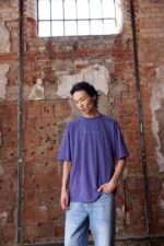 KARAKTER BASKI MOR TIŞÖRT