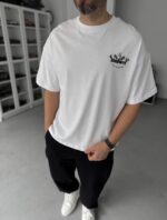 SERENITY BASKI & NAKIŞLI BEYAZ TIŞÖRT - Görsel 2