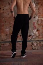 REGULAR FIT SIYAH KETEN PANTOLON - Görsel 2