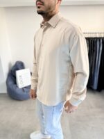 MODAL KUMAŞ BEJ GÖMLEK - Görsel 2