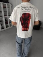 UNITED BOX BASKI BEYAZ TSHIRT