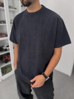 DAY ENJEKSIYON & YIKAMALI SIYAH TIŞÖRT