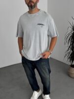 CATCH STUDIO YIKAMALI GRI TSHIRT - Görsel 2