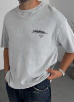 CATCH STUDIO YIKAMALI GRI TSHIRT