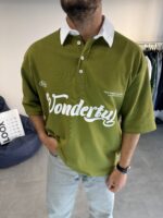 JERSEY WONDERFUL POLO YAKA YEŞIL TIŞÖRT - Görsel 2