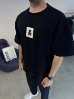 MINIMAL AYICIK PATCH BASKI TIŞÖRT - Görsel 3