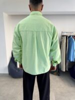 CAPRISH UZUN KOLLU YEŞIL GÖMLEK - Görsel 2