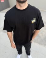 PALMIYE BASKI SIYAH TSHIRT - Görsel 2