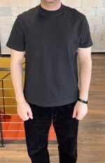 REGULAR FIT BASIC SIYAH TIŞÖRT