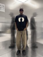 PEOPLE BASKI SIYAH TSHIRT - Görsel 3