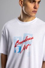 BOUNDLESS ART BEYAZ TSHIRT - Görsel 2