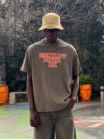 EMOTIONS NEVER DIE YIKAMALI GRI TSHIRT