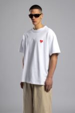 NOW OPEN KABARTMALI BEYAZ TSHIRT - Görsel 2